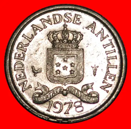 * JULIANA (1948-1980): NIEDERLÄNDISCH ANTILLEN ★ 10 CENTS 1978!    * NETHERLANDS ANTILLES