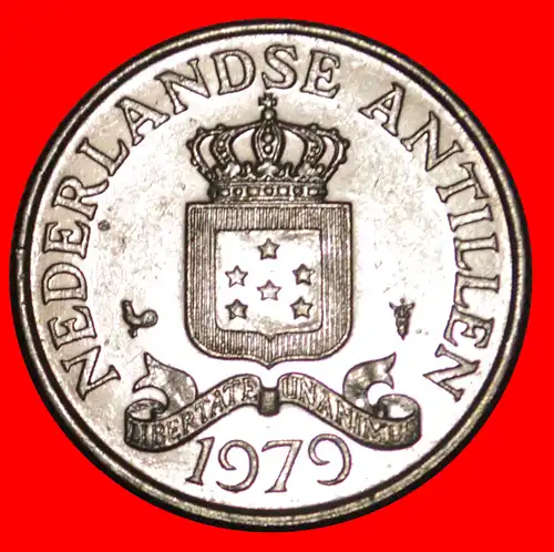 * JULIANA (1948-1980): NIEDERLÄNDISCH ANTILLEN ★ 25 CENTS 1979!     * NETHERLANDS ANTILLES