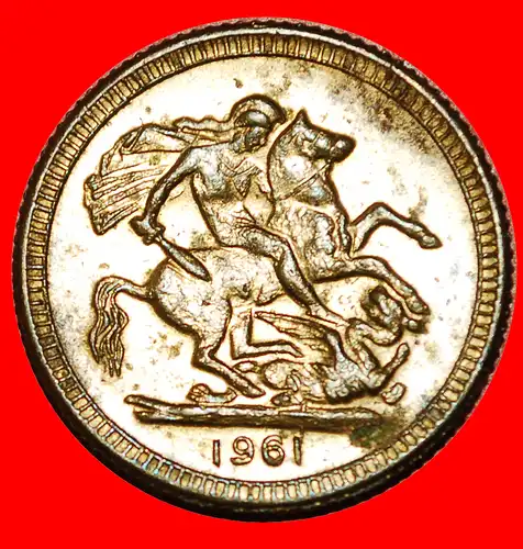 * KÖNIGSKUCHEN 1961: ZYPERN ★ GOLD SOVEREIGN TYP von GEORG V. (1911-1925) UNVERÖFFENTLICHT! * ROYAL CAKE 1961: CYPRUS ★ TYPE of GEORGE V (1911-1925) UNPUBLISHED!
