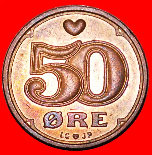 * KRONE (1989-2021): DÄNEMARK ★ 50 OERE 1994!  *  DENMARK ★  