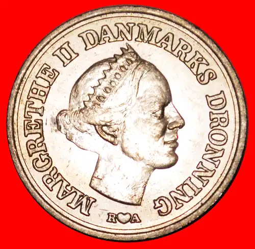 * ZWEI PORTRÄTS: DÄNEMARK ★ 10 KRONER 1986! *  DENMARK ★  