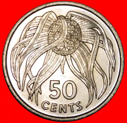 * PANDANUSS: KIRIBATI ★ 50 CENTS 1979 STG STEMPELGLANZ! UNGEWÖHNLICH!    * KIRIBATI ★ UNC UNCOMMON! 