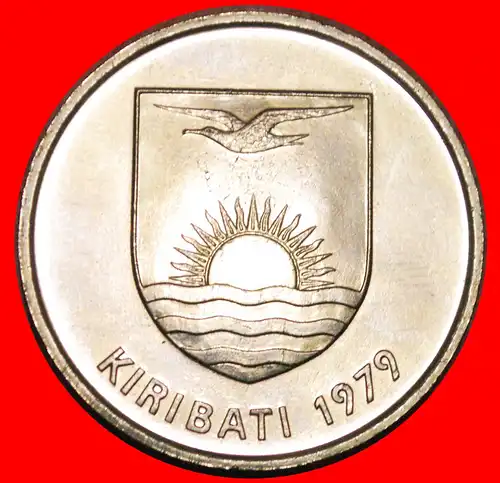 * PANDANUSS: KIRIBATI ★ 50 CENTS 1979 STG STEMPELGLANZ! UNGEWÖHNLICH!    * KIRIBATI ★ UNC UNCOMMON! 