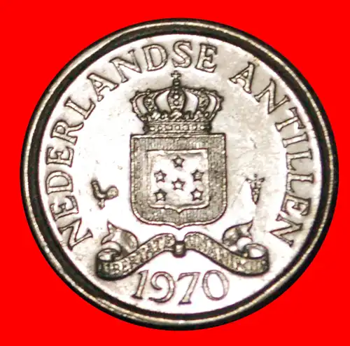 * JULIANA (1948-1980): NIEDERLÄNDISCH ANTILLEN ★ 10 CENTS 1970 VZGL STEMPELGLANZ!   * NETHERLANDS ANTILLES ★ 