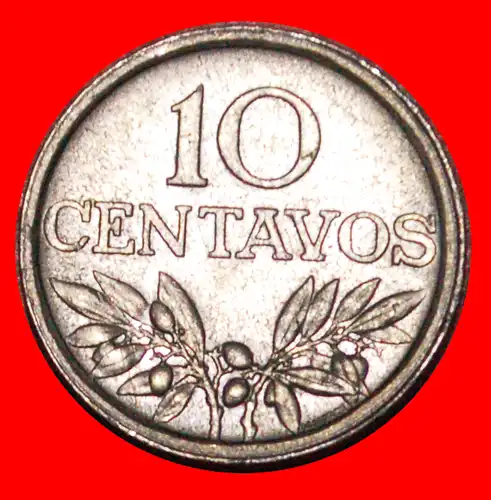 * OLIVEN (1969-1979): PORTUGAL ★ 10 CENTAVOS 1979 VZGL STEMPELGLANZ!