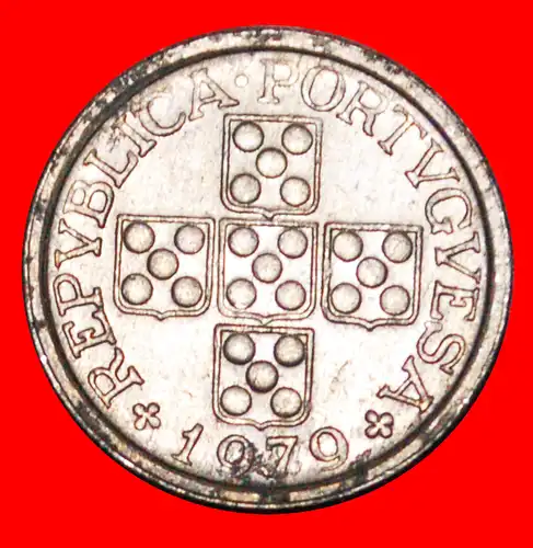 * OLIVEN (1969-1979): PORTUGAL ★ 10 CENTAVOS 1979 VZGL STEMPELGLANZ!