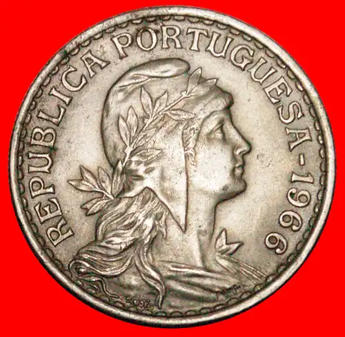 * FREIHEIT (1927-1968): PORTUGAL ★ 1 ESCUDO 1966! 