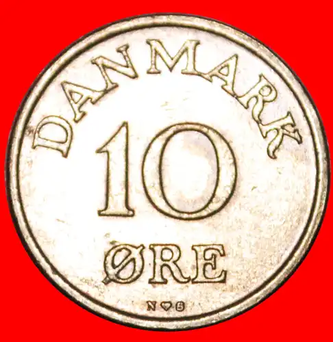 * MONOGRAMM (1948-1960): DÄNEMARK ★ 10 OERE 1949! FREDERIK IX. (1899-1972)  *  DENMARK  ★