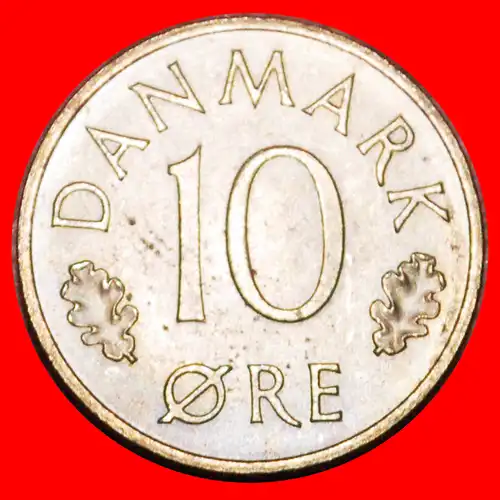 * MONOGRAMM (1973-1988): DÄNEMARK ★ 10 OERE 1973 STG STEMPELGLANZ!  *  DENMARK