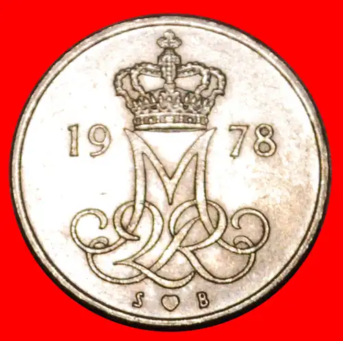 * MONOGRAMM (1973-1988): DÄNEMARK ★ 10 OERE 1978 uSTG STEMPELGLANZ!  *  DENMARK