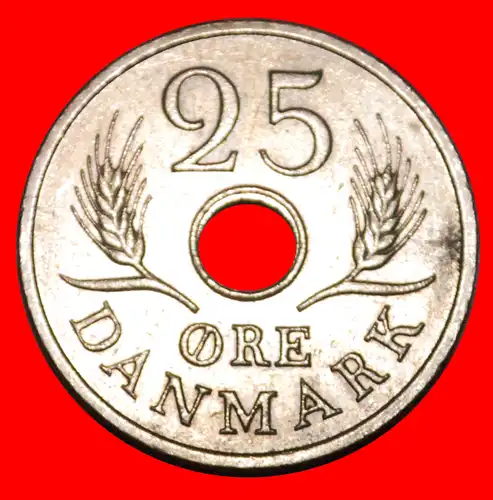 * MONOGRAMM (1966-1972): DÄNEMARK ★ 25 OERE 1968 VZGL STEMPELGLANZ! FREDERIK IX. (1899-1972)  *  DENMARK