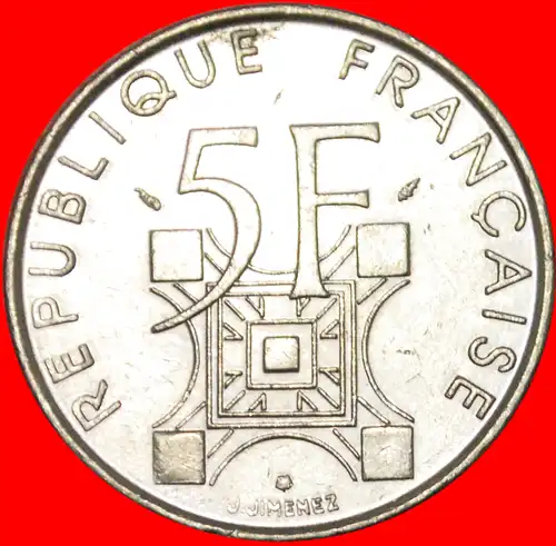 * EIFFELTURM: FRANKREICH ★  5 FRANCS 1889-1989! * FRANCE