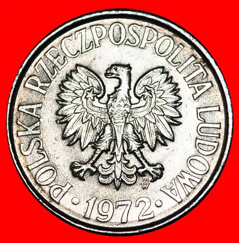 * STERNE AUF ADLER (1957-1986): POLEN ★ 50 GROSHEN 1972 VZGL STEMPELGLANZ! VERÖFFENTLICHT WERDEN! *  POLAND ★TO BE PUBLISHED! 