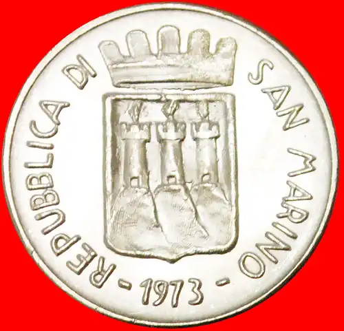 * SILBER: SAN MARINO ★ 500 LIRE 1973 STG STEMPELGLANZ! * SILVER