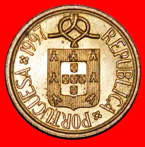 * FENSTER (1986-2001): PORTUGAL ★ 5 ESCUDOS 1997 uSTG STEMPELGLANZ! STEMPEL 2+B