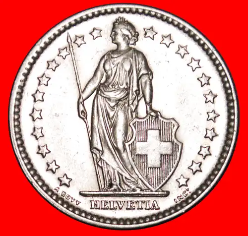 * SILBER (1875-1967): SCHWEIZ ★ 2 FRANKEN 1944B KRIEGSZEIT (1939-1945)!  * SILVER: SWITZERLAND ★