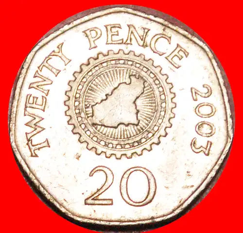 * SIEBENECK (1999-2012): GUERNSEY ★ 20 PENCE 2003!