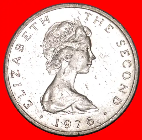 * GROSSBRITANNIEN (1976-1979): INSEL MAN ★ 2 PENCE 1976PM SILBER!  * GREAT BRITAIN: ISLE OF MAN ★ SOLID STERLING SILVER! 