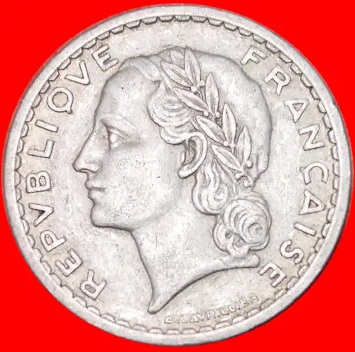 *• OFFEN 9 ★ FRANKREICH ★ 5 FRANCS 1945!  *  FRANCE  ★