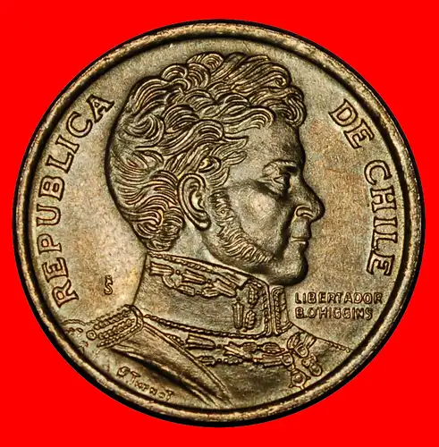 * O'HIGGINS (1990-2021): CHILE ★ 10 PESOS 2010 ENTDECKUNG MÜNZE! uSTG STEMPELGLANZ!    * ★  DISCOVERY COIN! 