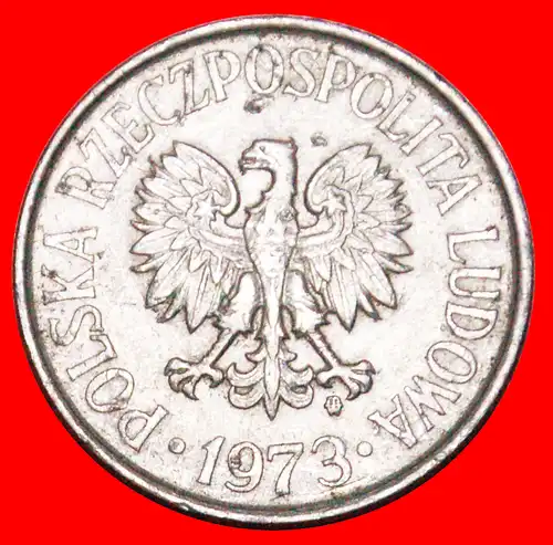 * STERNE AUF ADLER (1957-1986): POLEN ★ 50 GROSHEN 1973! STEMPEL 2! *  POLAND ★  DIE 2! 