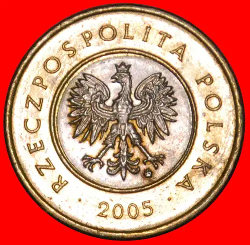 * 2 EICHENBLÄTTER (1994-2021): POLEN ★ 2 ZLOTY 2005! BIMETALLISCH VZGL STEMPELGLANZ! *  POLAND ★  