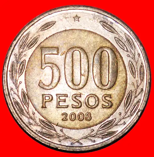 * ENTDECKUNG MÜNZE: CHILE ★ 500 PESOS 2008! ERZBISCHOF HENRIQUEZ (1907-1999) * DISCOVERY COIN: CHILE ★