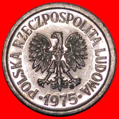 * SOZIALISTISCHE STERNE AUF ADLER (1961-1985): POLEN ★ 10 GROSHEN 1975 ENTDECKUNG MÜNZE! VZGL STEMPELGLANZ!  * DISCOVERY COIN: POLAND ★ 