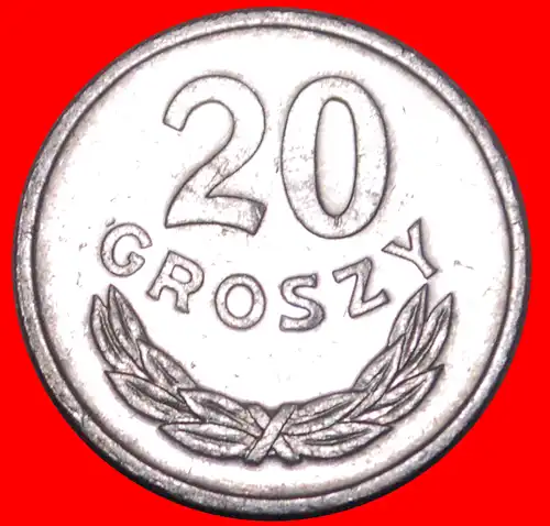 * SOZIALISTISCHE STERNE AUF ADLER (1957-1985): POLEN ★ 20 GROSHEN 1977 ENTDECKUNG MÜNZE! VZGL STEMPELGLANZ!* DISCOVERY COIN: POLAND ★