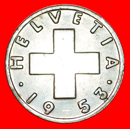 * WEIZENZWEIG (1948-1974): SCHWEIZ ★ 2 RAPPEN 1953B! GERADE VERÖFFENTLICHT! *  JUST PUBLISHED: SWITZERLAND ★ 