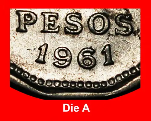 * SCHIFF (1961-1968): ARGENTINIEN ★ 5 PESOS 1961! ENTDECKUNG MÜNZE! * SHIP: ARGENTINA ★ DISCOVERY COIN!