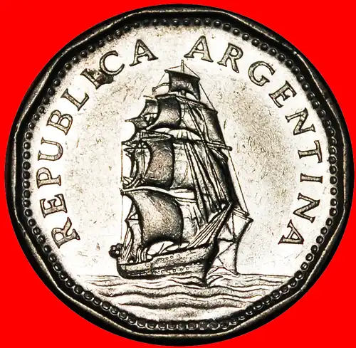 * SCHIFF (1961-1968): ARGENTINIEN ★ 5 PESOS 1967! ENTDECKUNG MÜNZE! * SHIP: ARGENTINA ★ DISCOVERY COIN!