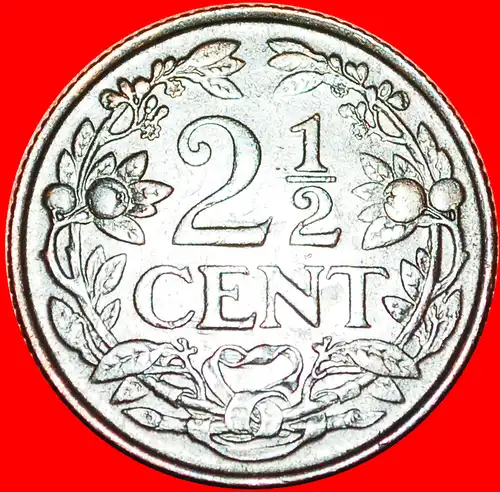 * NIEDERLANDE (1944-1948): CURACAO ★ 2 1/2 CENT 1947! WILHELMINA (1890-1948) ENTDECKUNG MÜNZE! * NETHERLANDS: CURACAO ★   DISCOVERY COIN!