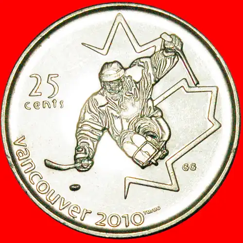 * EISHOCKEY: KANADA ★  25 CENTS 2009! STG STEMPELGLANZ!  * ★ CANADA ★