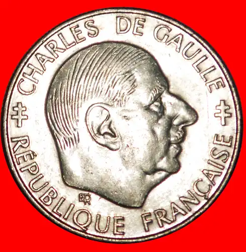 * CHARLES DE GAULLE: FRANKREICH ★ 1 FRANC 1958-1988 VZGL STEMPELGLANZ! NICHT OHNE MÜNZZEICHEN!  * FRANCE ★   NOT WITHOUT MINTMARK!