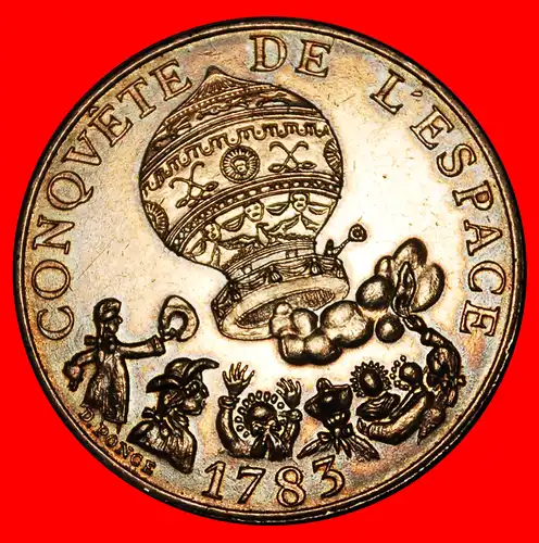 * ASTRONOMIE~EROBERUNG DES LUFT 1783: FRANKREICH ★ 10 FRANCS 1983 uSTG STEMPELGLANZ! * FRANCE ★  Scorpio, Sagittarius and Capricornus