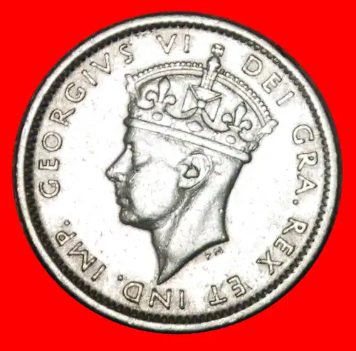 * KRIEGSZEIT (1939-1945): NEUFUNDLAND ★ 10 CENTS 1941C SILBER KANADA! * WARTIME: NEWFOUNDLAND ★SILVER CANADA!