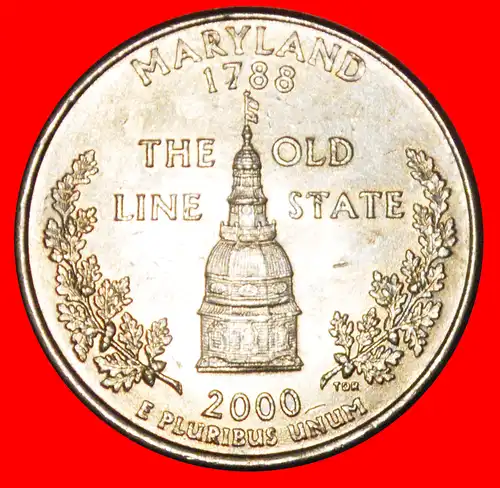 * BUNDESSTAAT 1788: USA ★ 1/4 DOLLAR 2000P WASHINGTON (1789-1797)! STG STEMPELGLANZ!!! von der Rolle! 