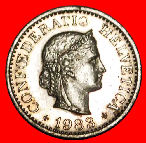 * FREIHEIT (1879-2022): SCHWEIZ ★ 10 RAPPEN 1983! * SWITZERLAND ★