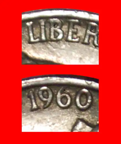 * UNVERÖFFENTLICHT: USA ★ 5 CENTS 1960! JEFFERSON (1801-1809) * UNPUBLISHED: USA ★ 