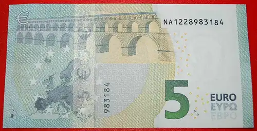 * NEUES EUROPA russisch TYP: ÖSTERREICH ★ 5 EURO 2013 PRÄFIX NA N014B1! KFR!!! KNACKIG!  * NEW EUROPE russian TYPE: AUSTRIA ★