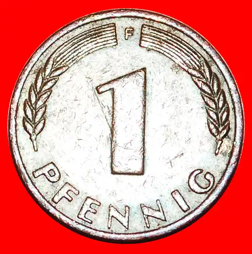 * ERSTE AUSGABE (1948-1949): DEUTSCHLAND ★ 1 PFENNIG 1949F! BANK DEUTSCHER LÄNDER! * GERMANY ★