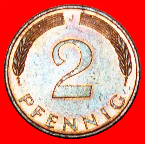 * EICHE (1950-2001): DEUTSCHLAND ★ 2 PFENNIG 1995J! VERÖFFENTLICHT WERDEN! *  GERMANY ★  TO BE PUBLISHED!