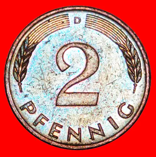 * EICHE (1950-2001): DEUTSCHLAND ★ 2 PFENNIG 1991D! VERÖFFENTLICHT WERDEN! *  GERMANY ★  TO BE PUBLISHED!