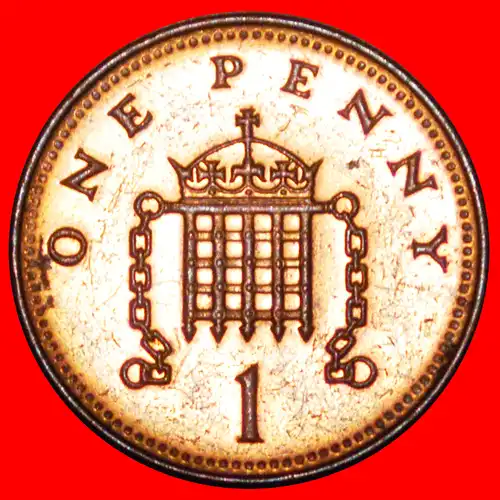 * FALLGATTER: GROSSBRITANNIEN ★ 1 PENNY 2004 VZGL STEMPELGLANZ! * UNITED KINGDOM ★GREAT BRITAIN