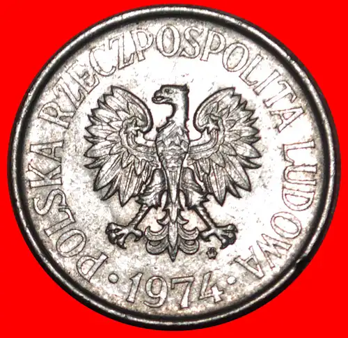 * SOZIALISTISCHE STERNE AUF ADLER (1961-1985): POLEN ★ 50 GROSHEN 1974! STEMPEL 2!  VZGL STEMPELGLANZ!  * SOCIALIST STARS ON EAGLE: POLAND ★ DIE 2! 