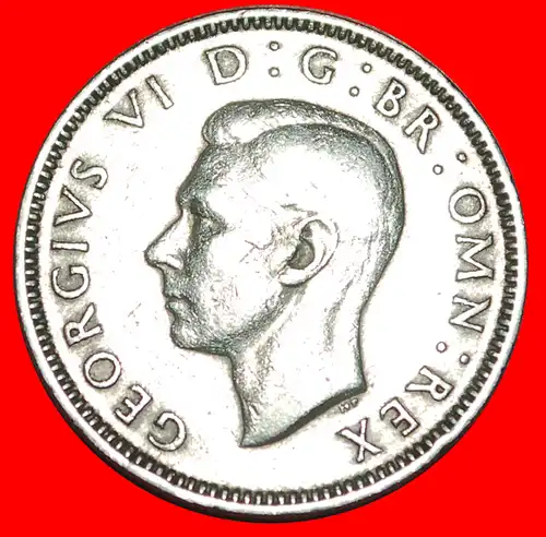 * ENGLISCHER LÖWE: GROSSBRITANNIEN ★ 1 SHILLING 1947 GEORG VI. (1936-1952)! * ENGLISH CREST: UNITED KINGDOM★ GREAT BRITAIN 