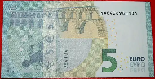 * NEUES EUROPA russisch TYP: ÖSTERREICH ★ 5 EURO 2013 PRÄFIX NA N014D6! KFR KNACKIG!  * NEW EUROPE russian TYPE: AUSTRIA ★