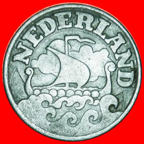 * BESETZUNG DURCH DEUTSCHLAND SCHIFFE (1941-1943): NIEDERLANDE ★ 25 CENTS 1941! FEHLER! * OCCUPATION by GERMANY: NETHERLANDS ★  ERROR