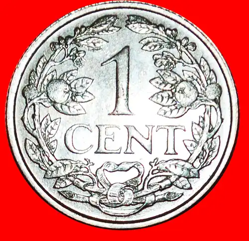 * STEIGENDER LÖWE (1913-1941): NIEDERLANDE ★ 1 CENT 1939! WILHELMINA (1890-1948) * NETHERLANDS ★  